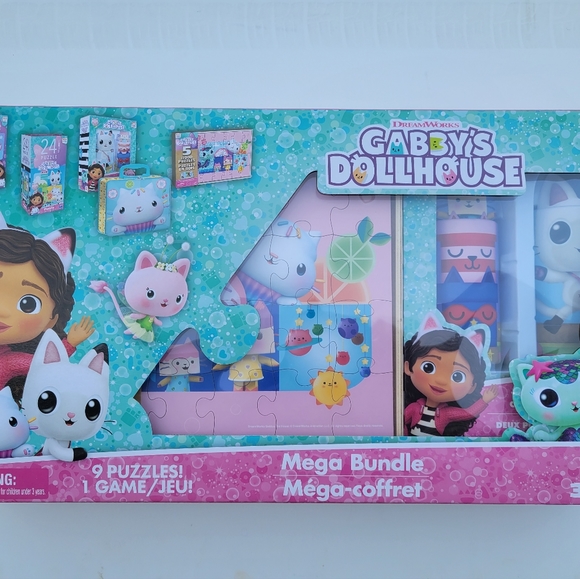 Dreamworks | Toys | Gabbys Dollhouse Puzzle Bundle Set 9 Puzzles ...